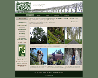 Renaissance Tree Care Web Site